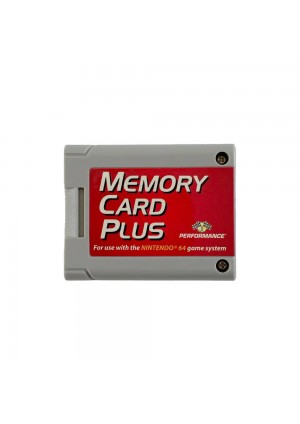 Carte Mémoire / Controller Pak (Pack) Pour Nintendo 64 / N64 Par Performance - Memory Card Plus